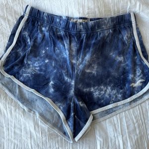 Blue Tie Dye Hollister Shorts